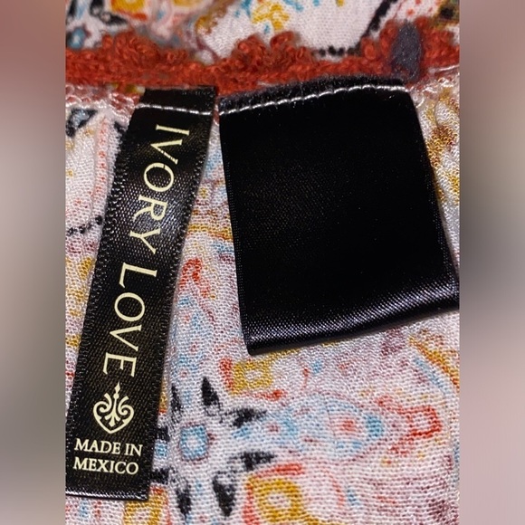 Ivory Love‎ Cold Shoulder Floral Babydoll Top Women S Boho Dainty Breathable - Picture 3 of 11